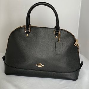 Coach Embossed  Leather satchel and Crossbody